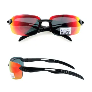 Hot Selling CE FDA Rimless Frame Plastic Mirrored Sport Sunglass